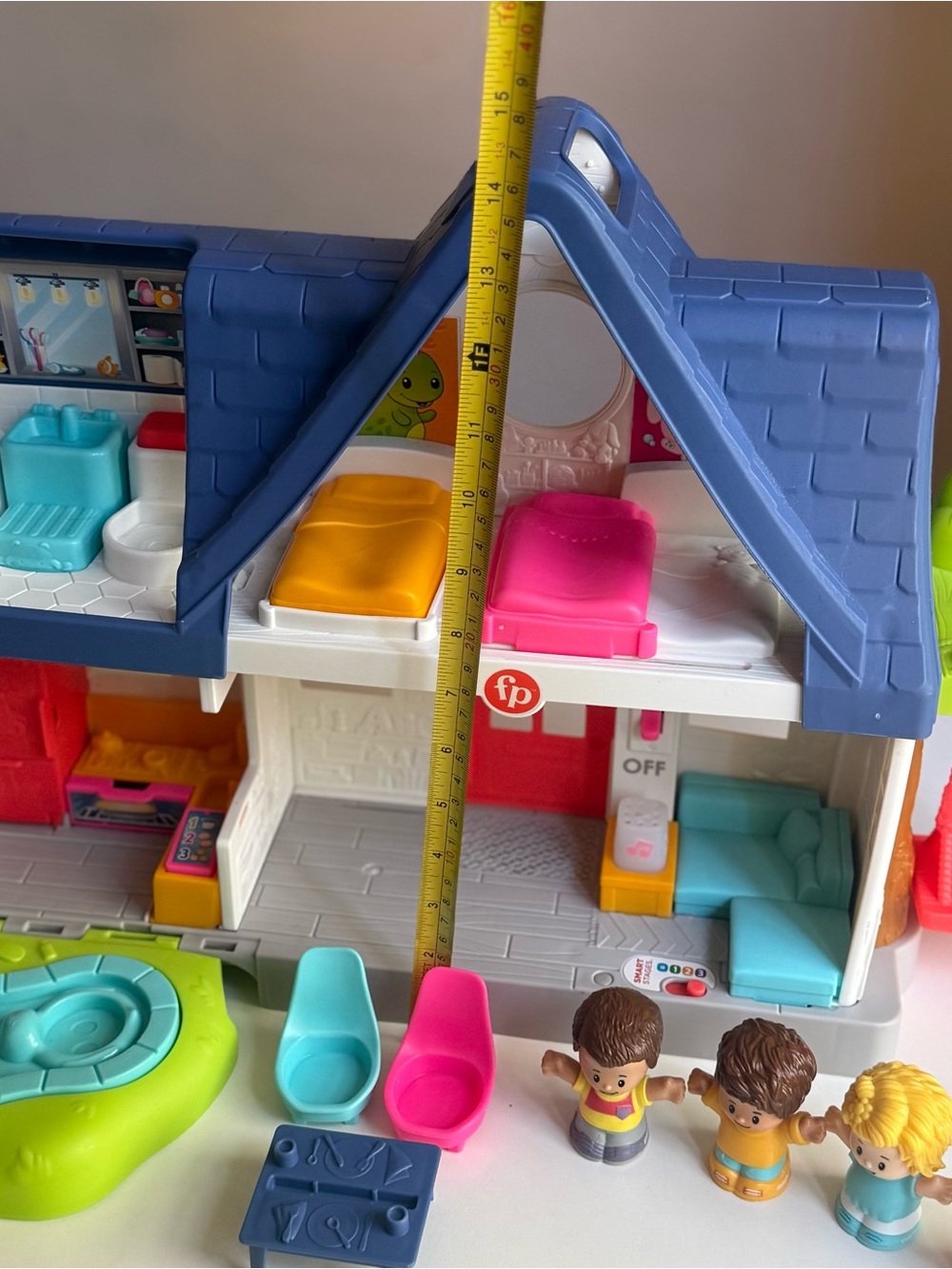 Fisher-Price Little People Friends Together Interactive Play House Lights Sounds - Picture 5 of 12